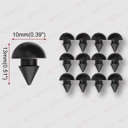 Hedgehog BDSM Chastity Play (Silicone Spikes)