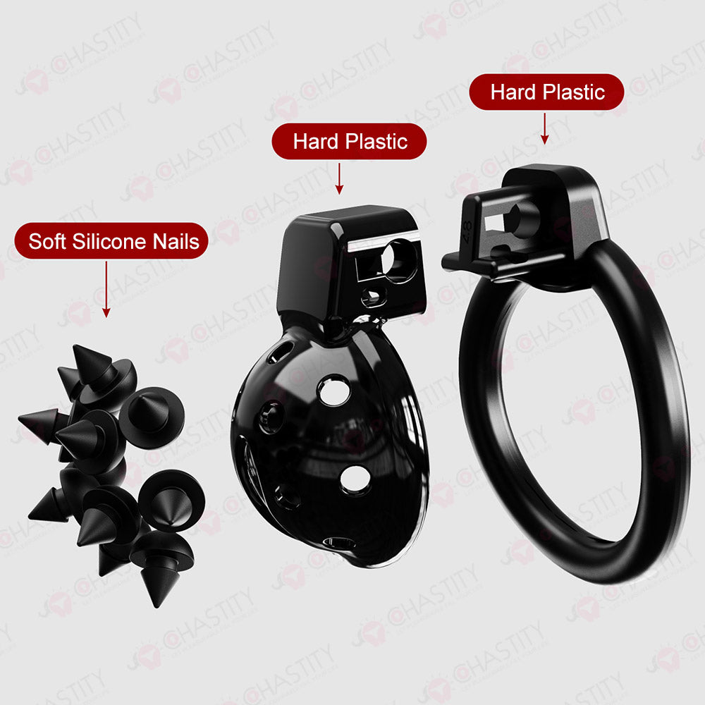 Hedgehog BDSM Chastity Play (Silicone Spikes)