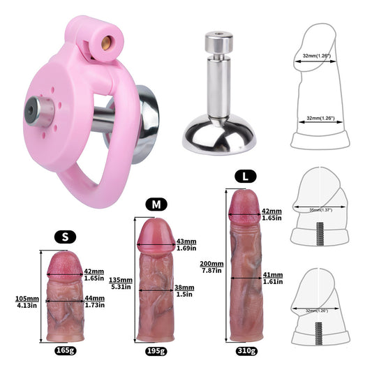 High-Freedom Assembly Chastity Cage