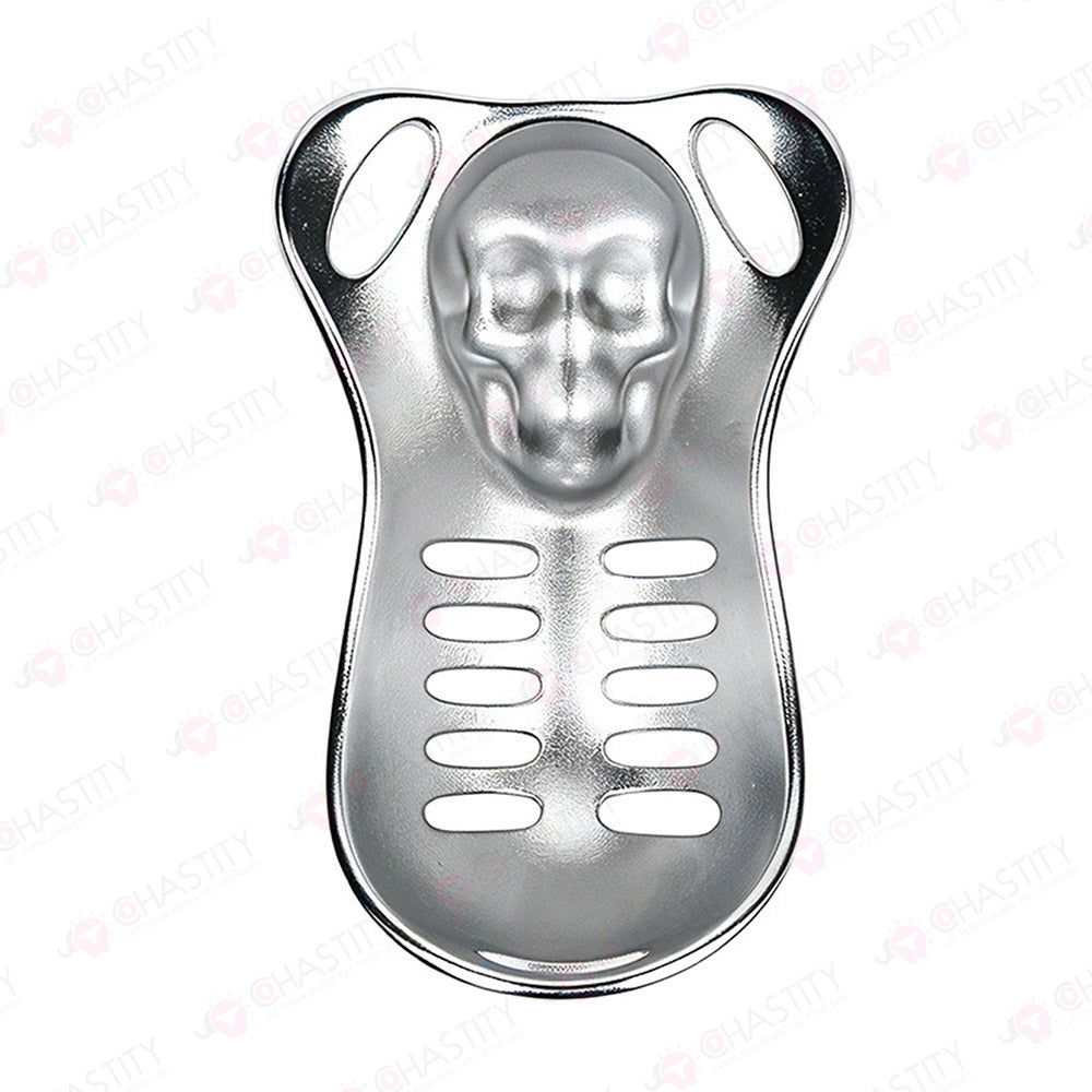 Horror Skull Metal Cover Chastity Cage