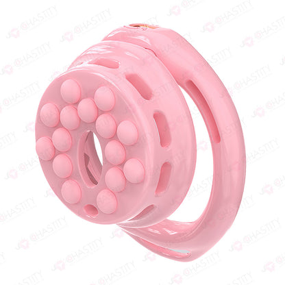Installable Soft Nail Flat Chastity Cock Cage