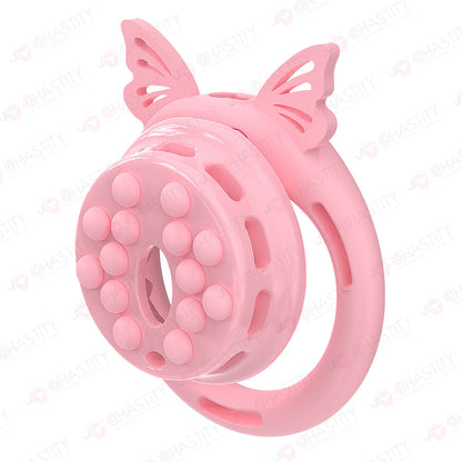 Installable Soft Nail Flat Chastity Cock Cage