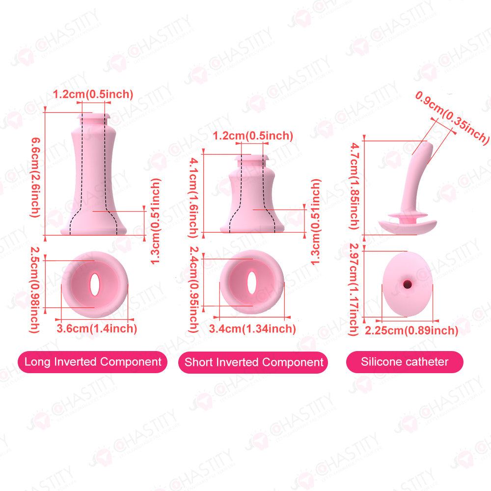 Installable Soft Nail Flat Chastity Cock Cage