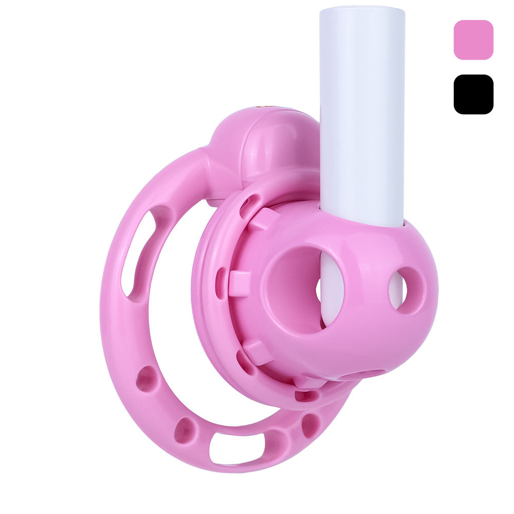 Internal Protrusion Massage Chastity Cage with Split Vibration