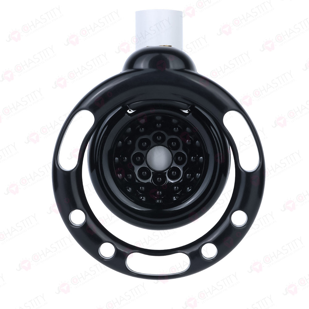 Internal Protrusion Massage Chastity Cage with Split Vibration
