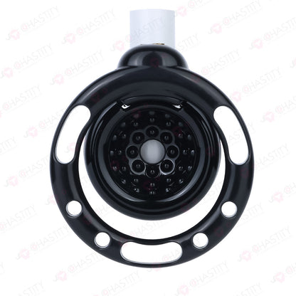 Internal Protrusion Massage Chastity Cage with Split Vibration