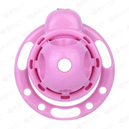 Internal Protrusion Massage Chastity Cage with Split Vibration