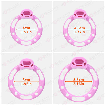 Internal Protrusion Massage Chastity Cage with Split Vibration
