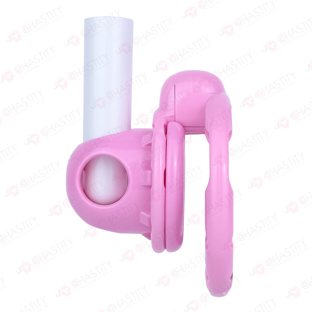 Internal Protrusion Massage Chastity Cage with Split Vibration