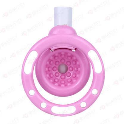 Internal Protrusion Massage Chastity Cage with Split Vibration