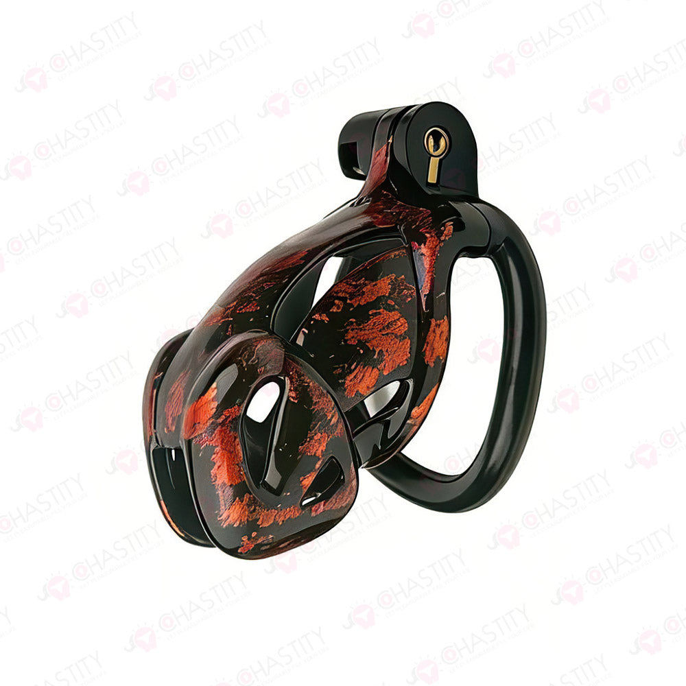 Iridescent Viper Mens Cock Cage Chastity
