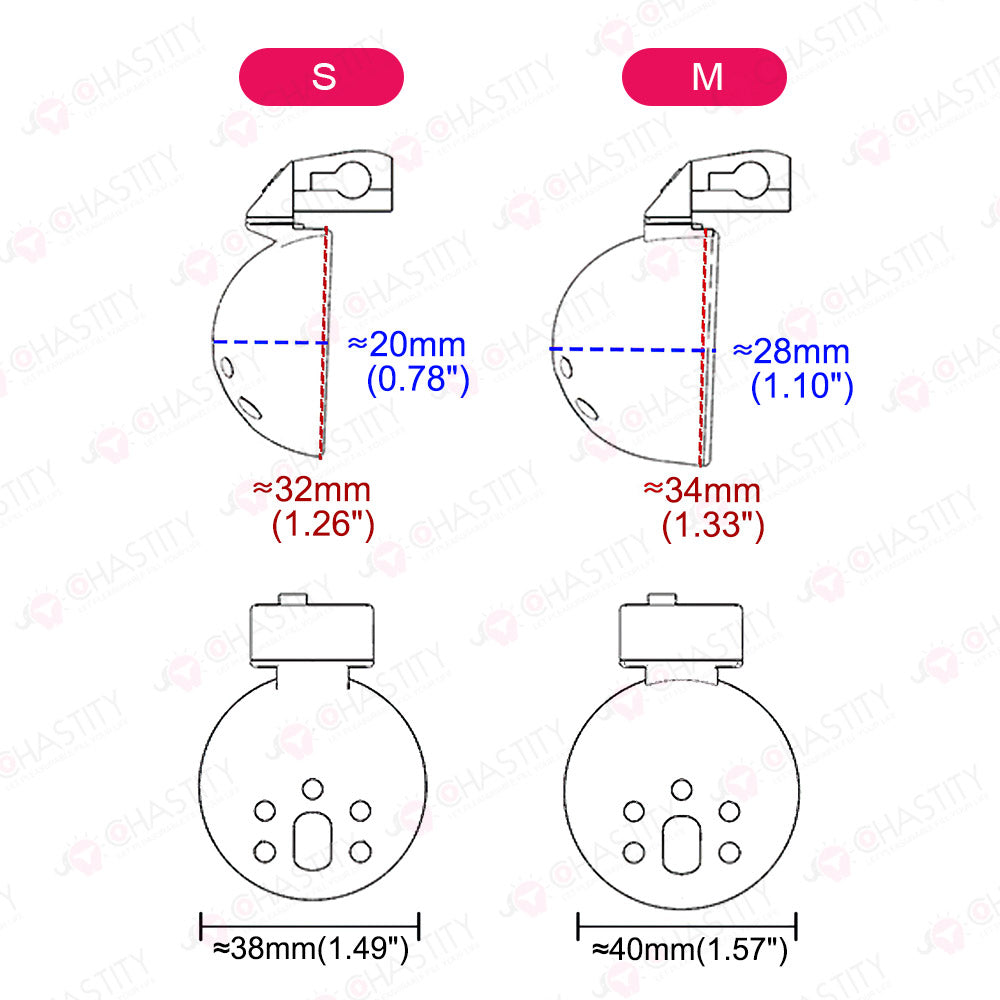 Knight Chastity Hat For Penis (Wearable Ring With Hook)