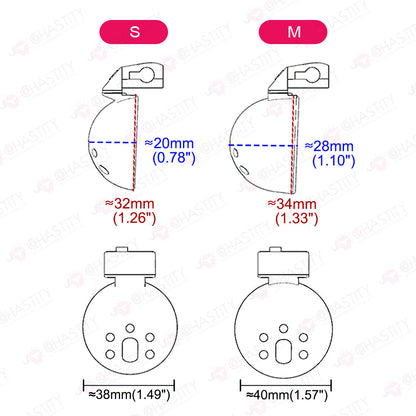 Knight Chastity Hat For Penis (Wearable Ring With Hook)