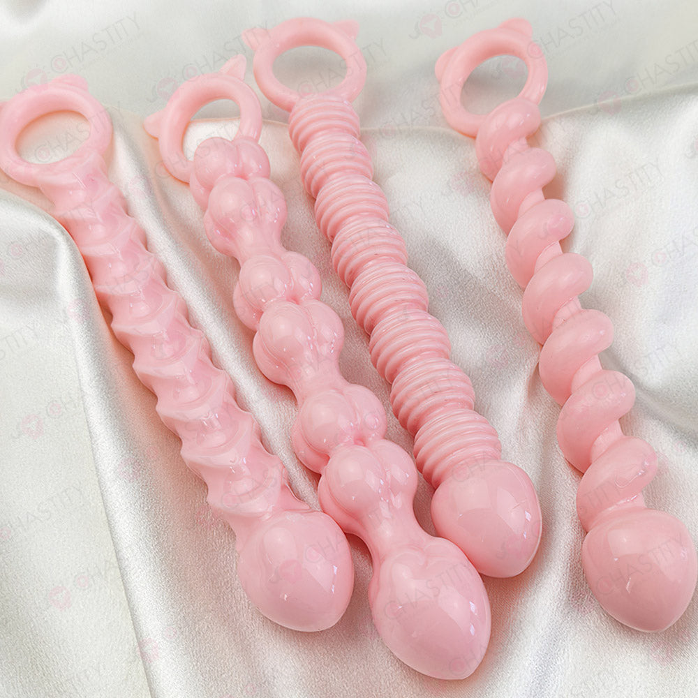 Knot Pink Butt Plug MChastity Knot Pink Butt Plug MChastity