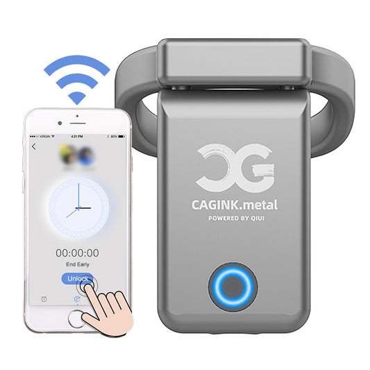 LOCKINK Metal Small APP Remote Control AI Chastity Cage