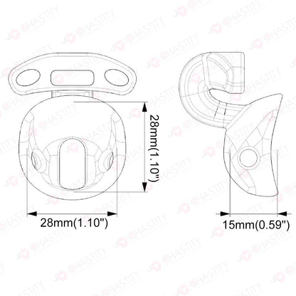 Ladybug Mini Advanced Male Chastity Training Device