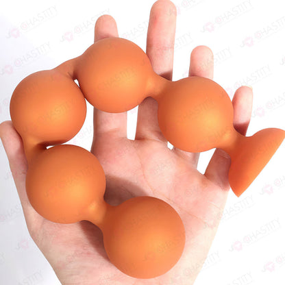 Large Soft Anal Bead Plug