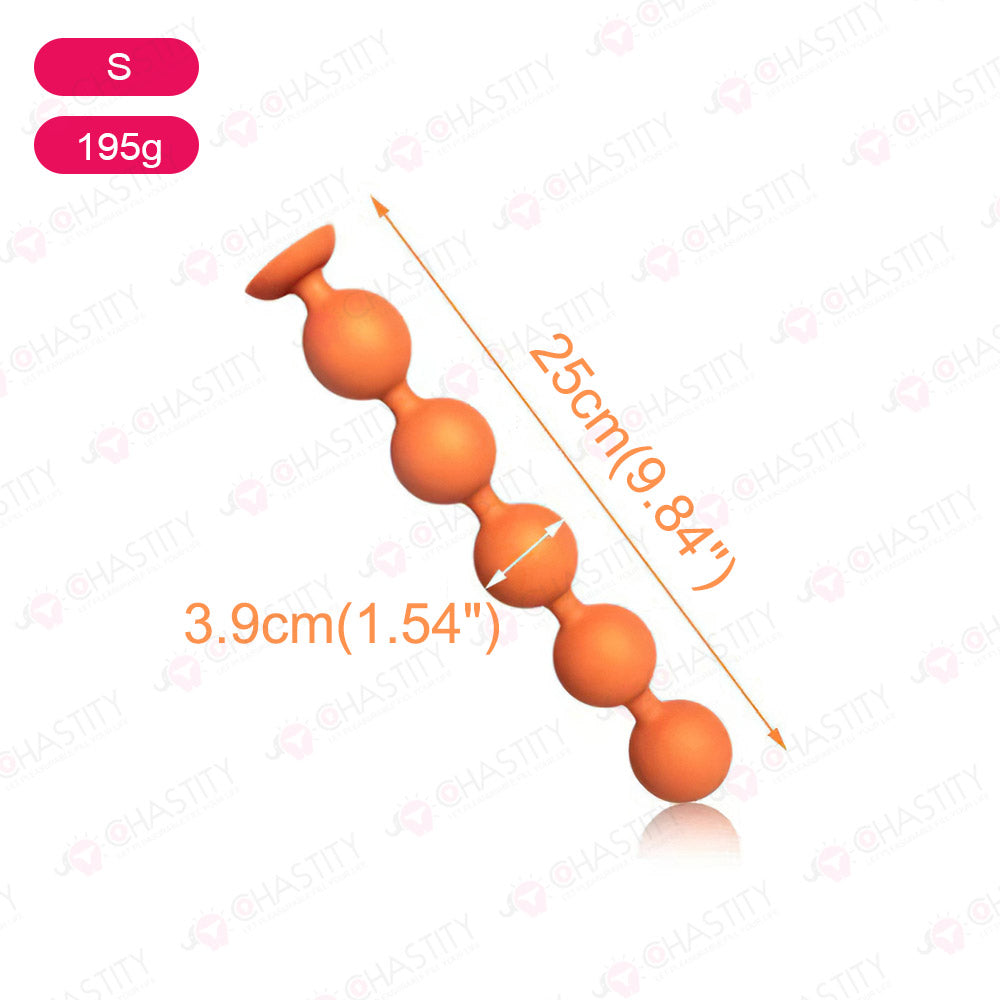 Large Soft Anal Bead Plug