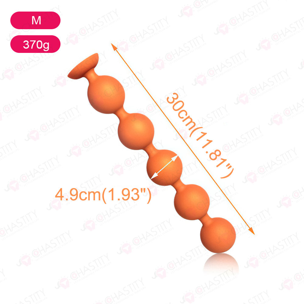 Large Soft Anal Bead Plug