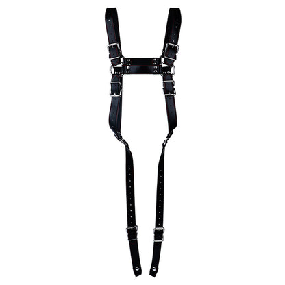 Leather Bondage Harness For Chastity Cage