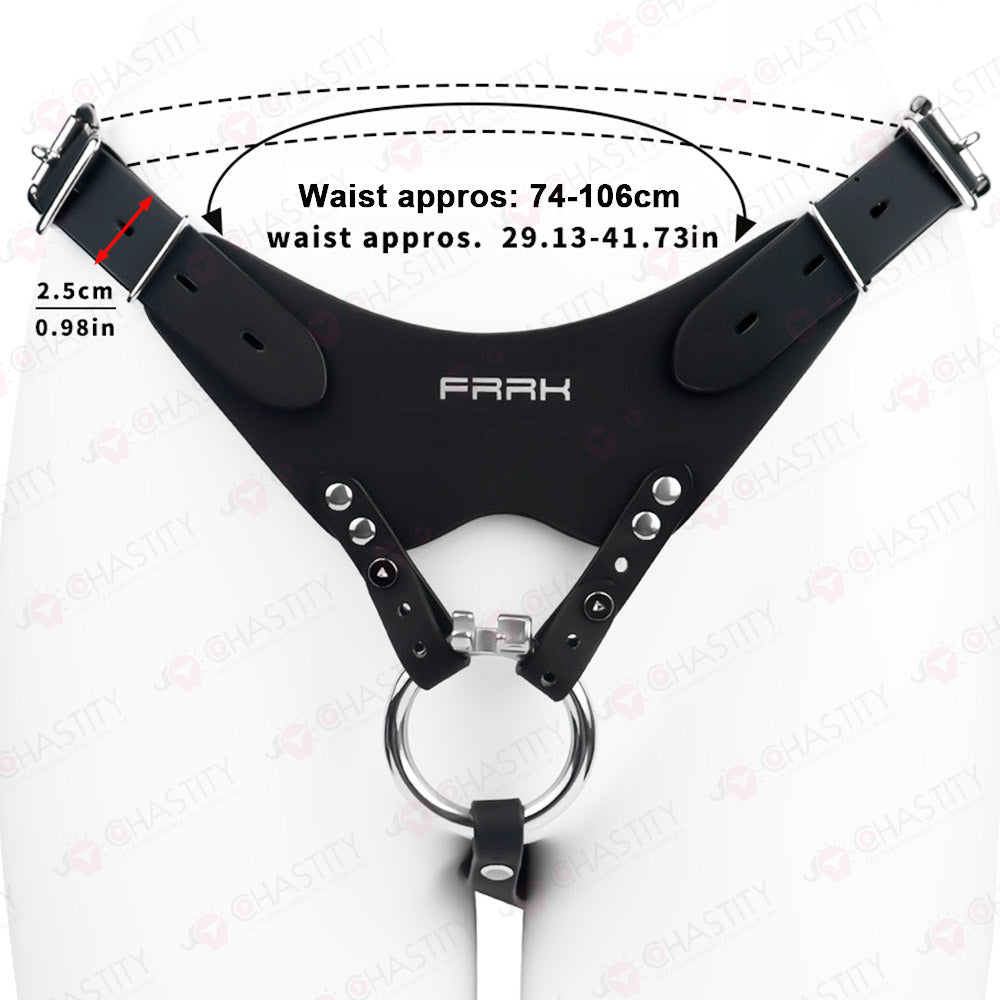 Castify Strap Leather Chastity Strap (Auxiliary Belt) – MChastity