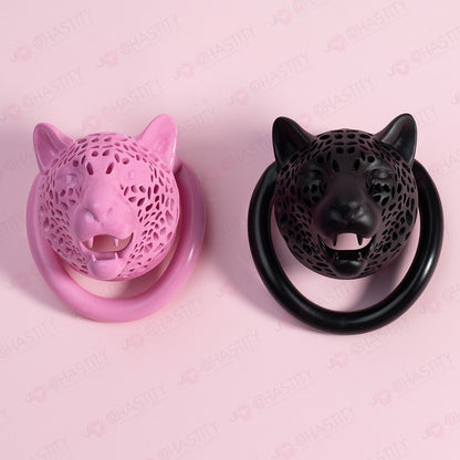 Leopard Male Genital Cage