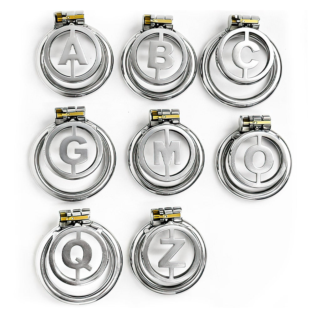 Letter Lockdown Chastity Cage