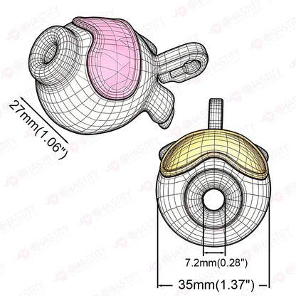 Lil’ Brat Chastity Cage with Sunglasses