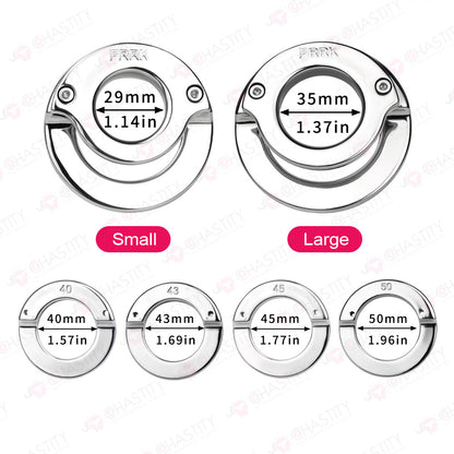 Lockable Stainless Steel Cock Ring