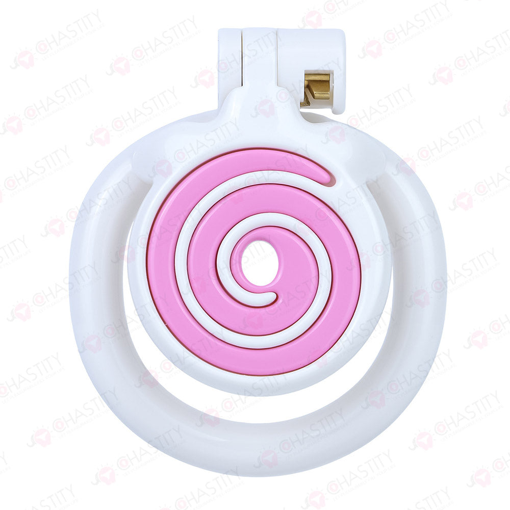 Locking in Love - Flat Lollipop Candy Chastity Cage