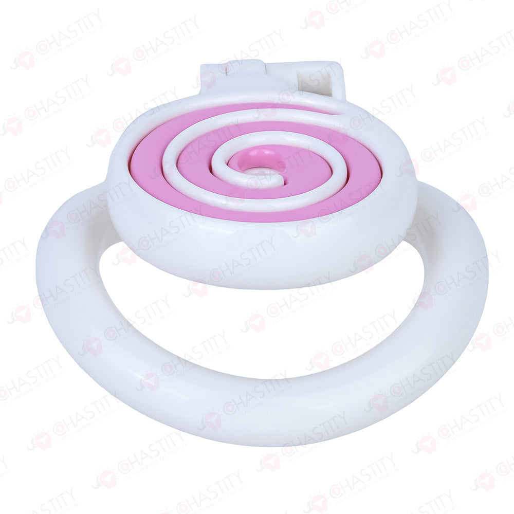 Locking in Love - Flat Lollipop Candy Chastity Cage