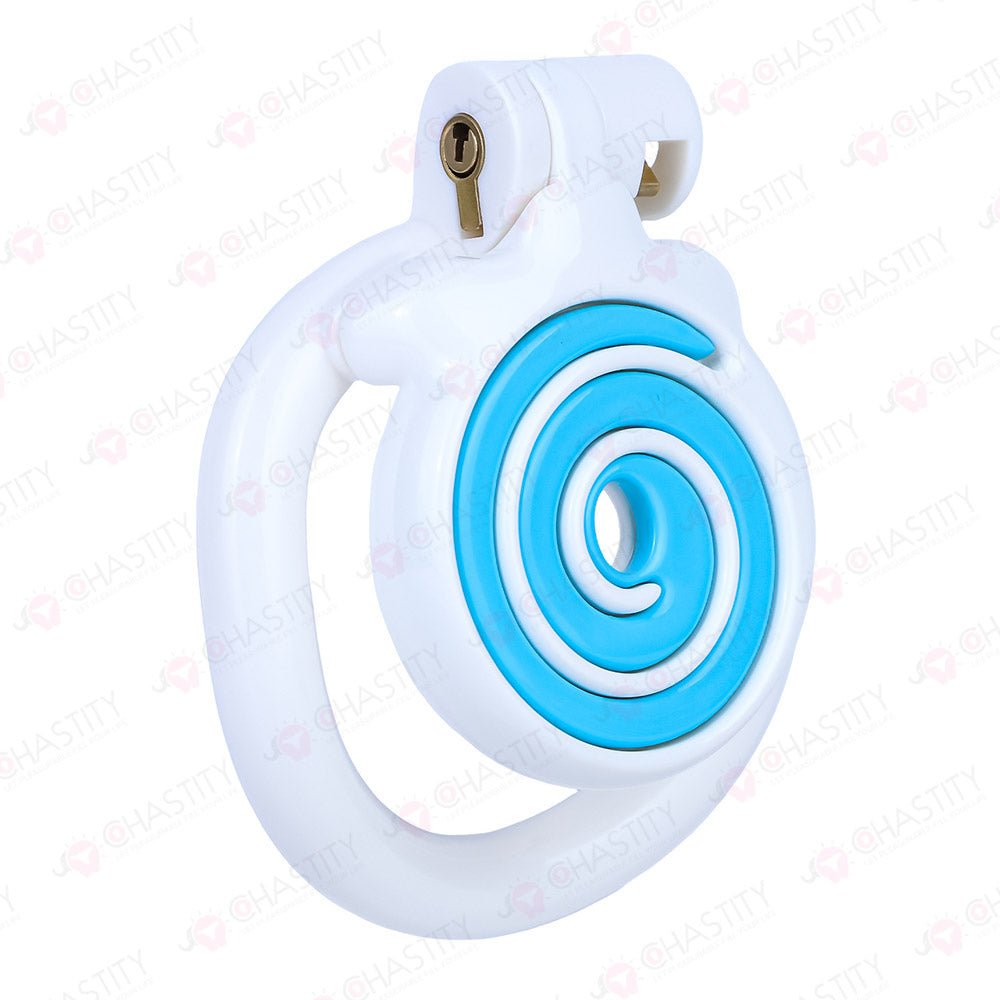 Locking in Love - Flat Lollipop Candy Chastity Cage
