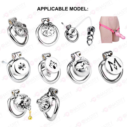 Long-Slot Chastity Cage Replacement Ring