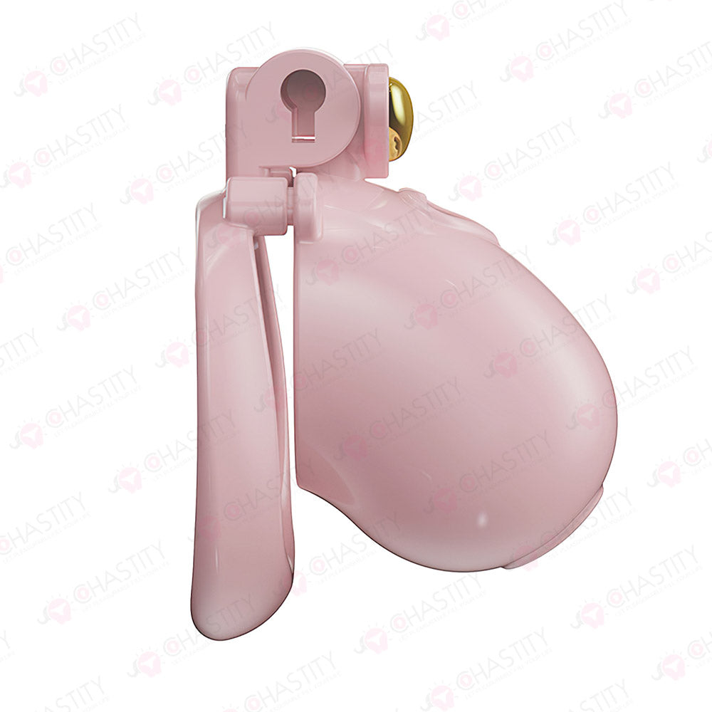 Loyalty Heart - Transparent Peeking Chastity Cage