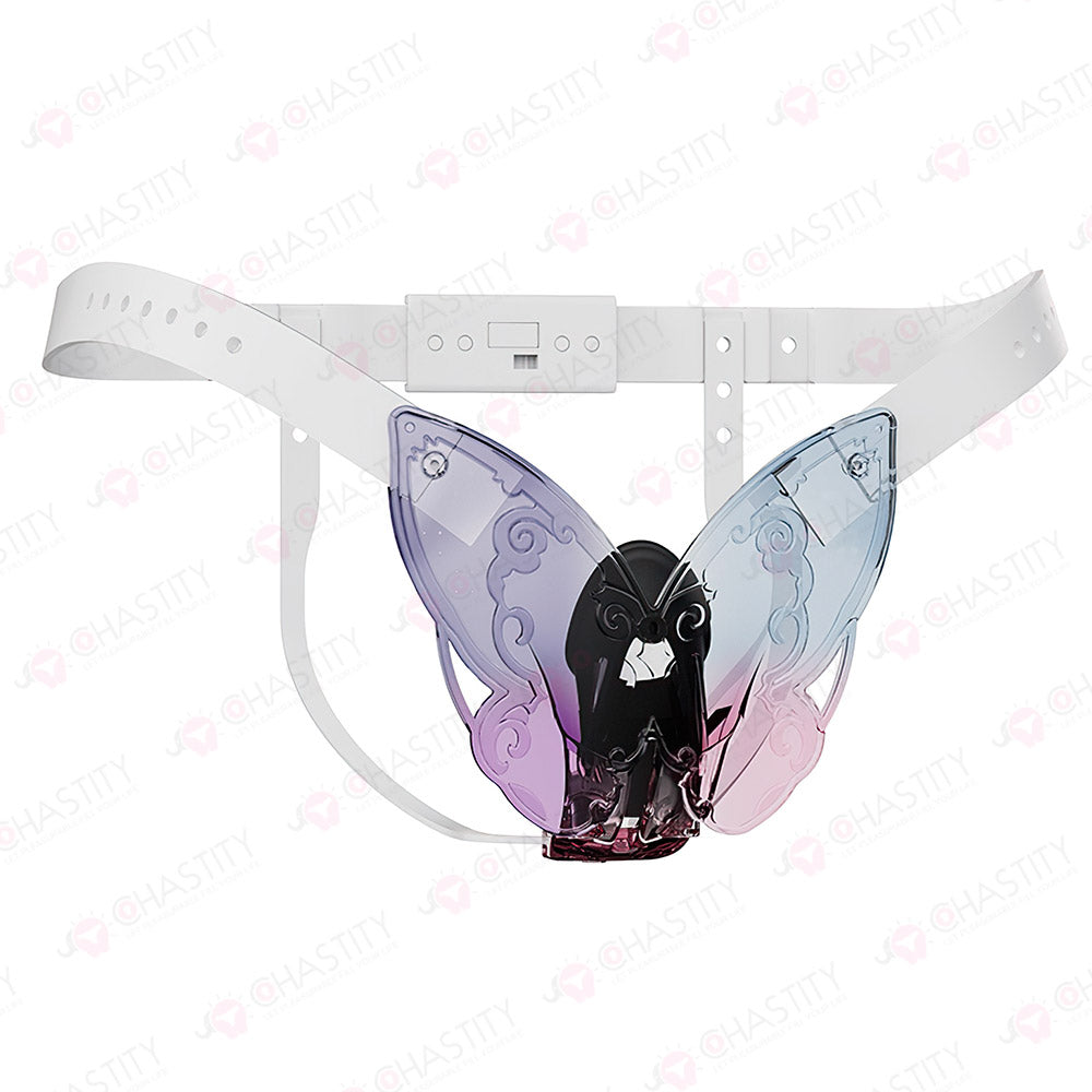 Male Butterfly Spring Chastity Belt (Internal Silicone Cage)