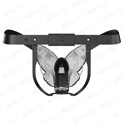 Male Butterfly Spring Chastity Belt (Internal Silicone Cage)