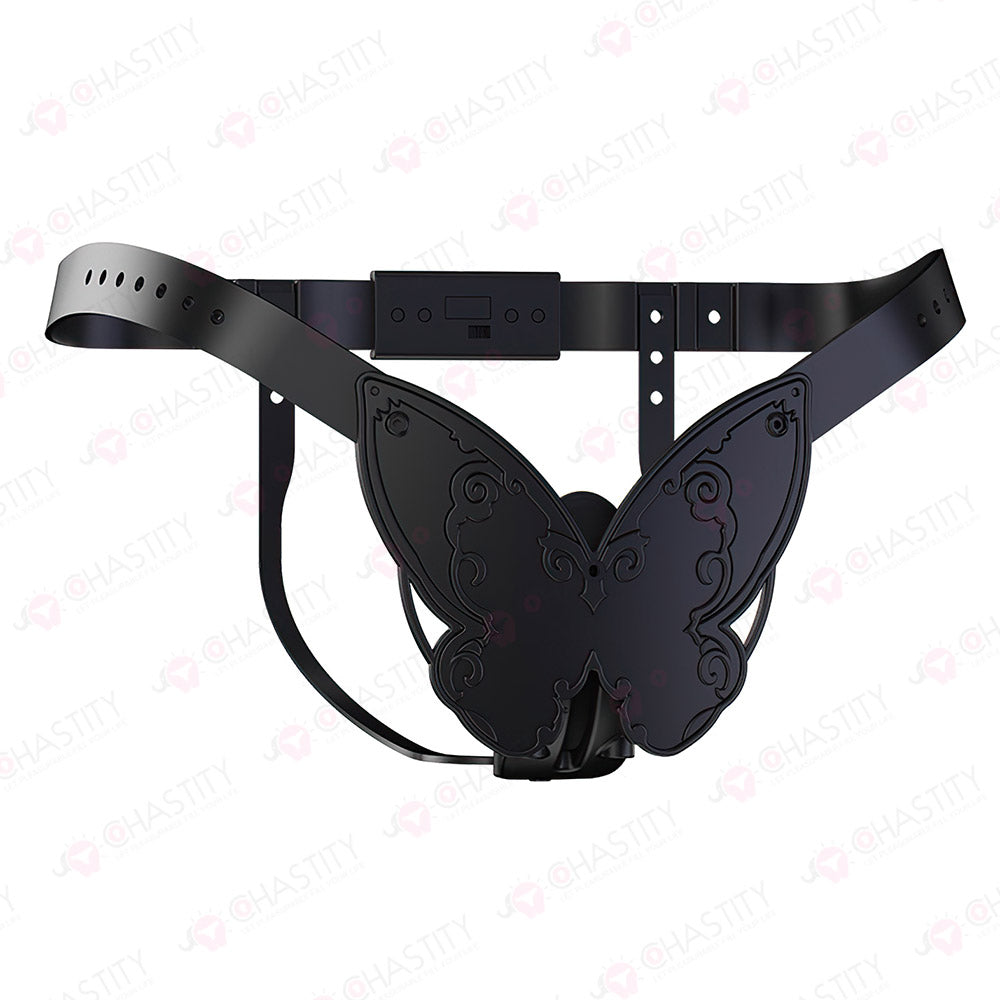 Male Butterfly Spring Chastity Belt (Internal Silicone Cage)