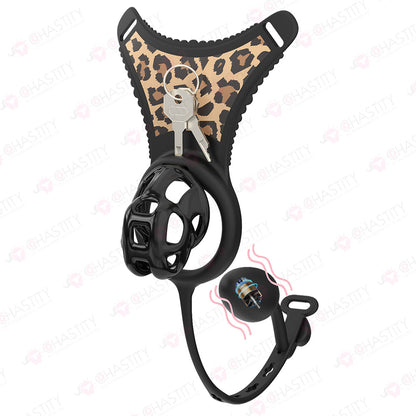 Male Chastity Erotica Thong with Remote-Controlled Anal Plug