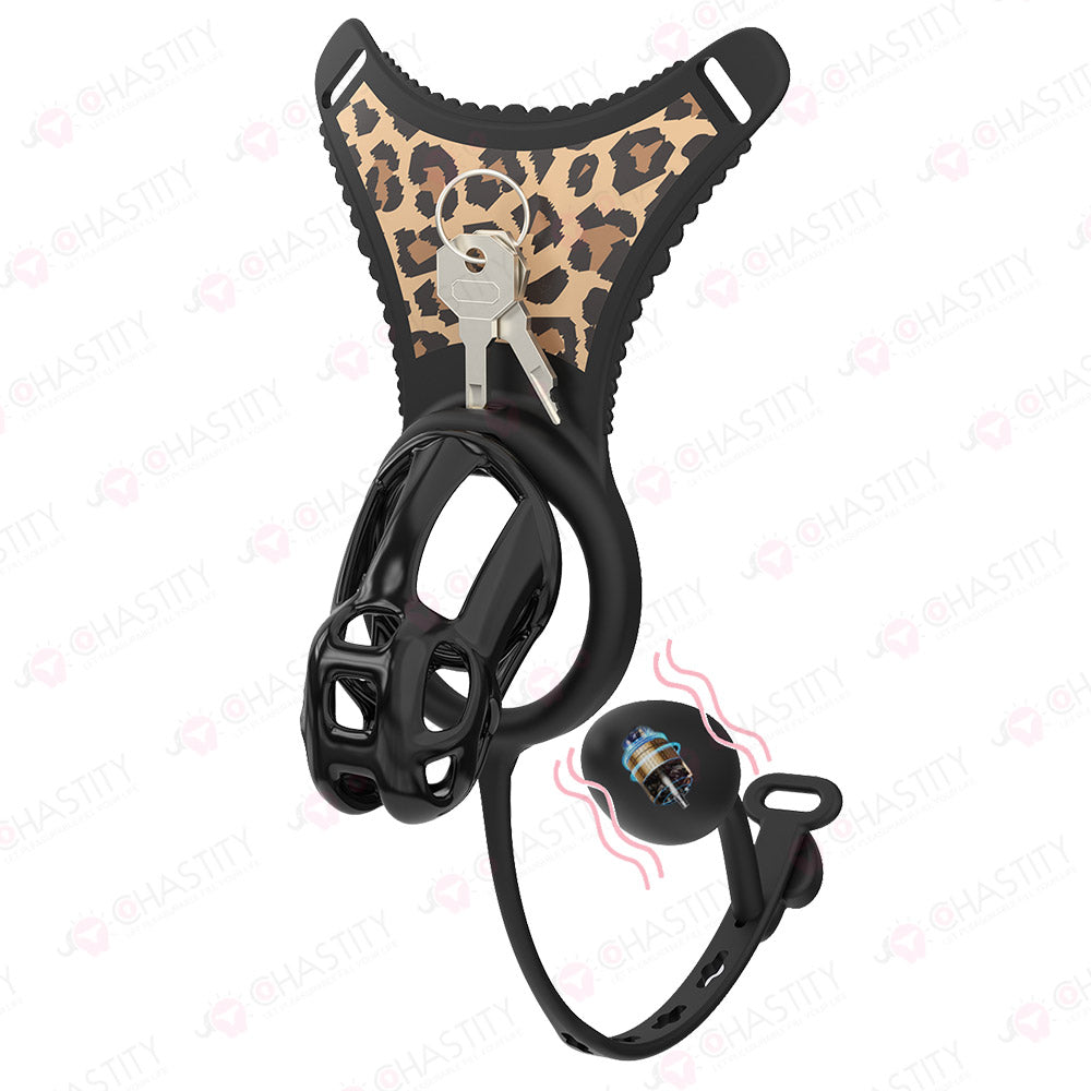 Male Chastity Erotica Thong with Remote-Controlled Anal Plug