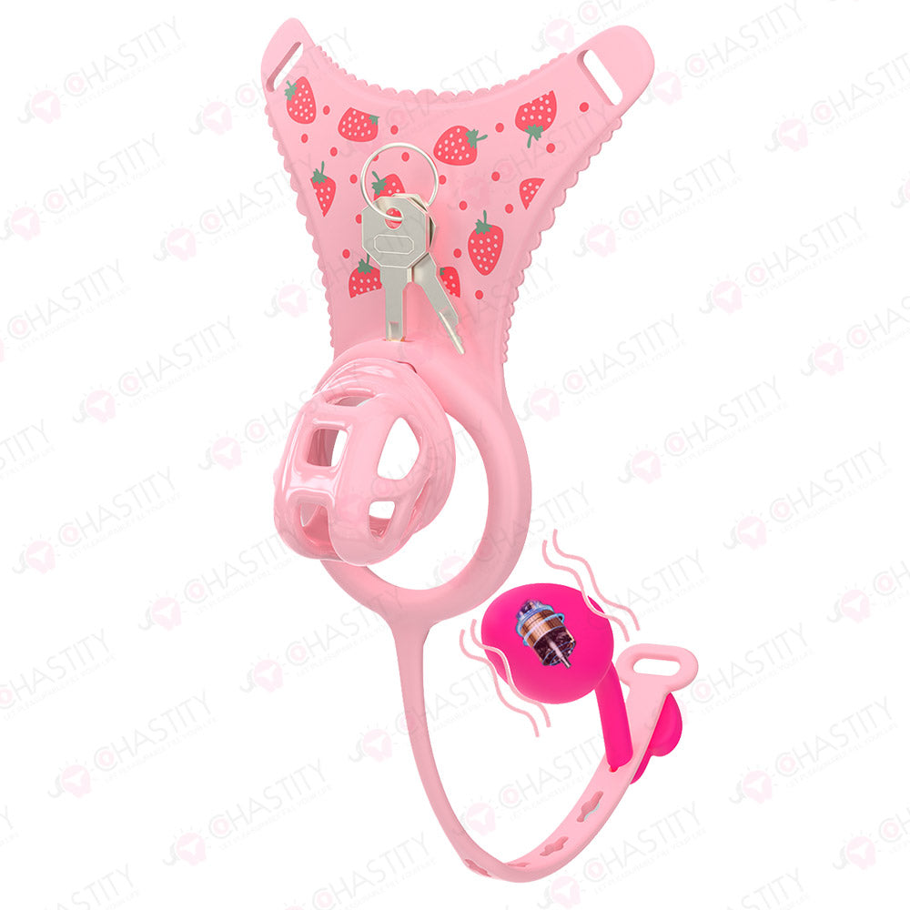 Male Chastity Erotica Thong with Remote-Controlled Anal Plug