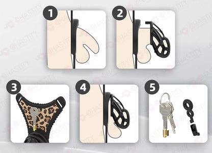 Male Chastity Erotica Thong with Remote-Controlled Anal Plug