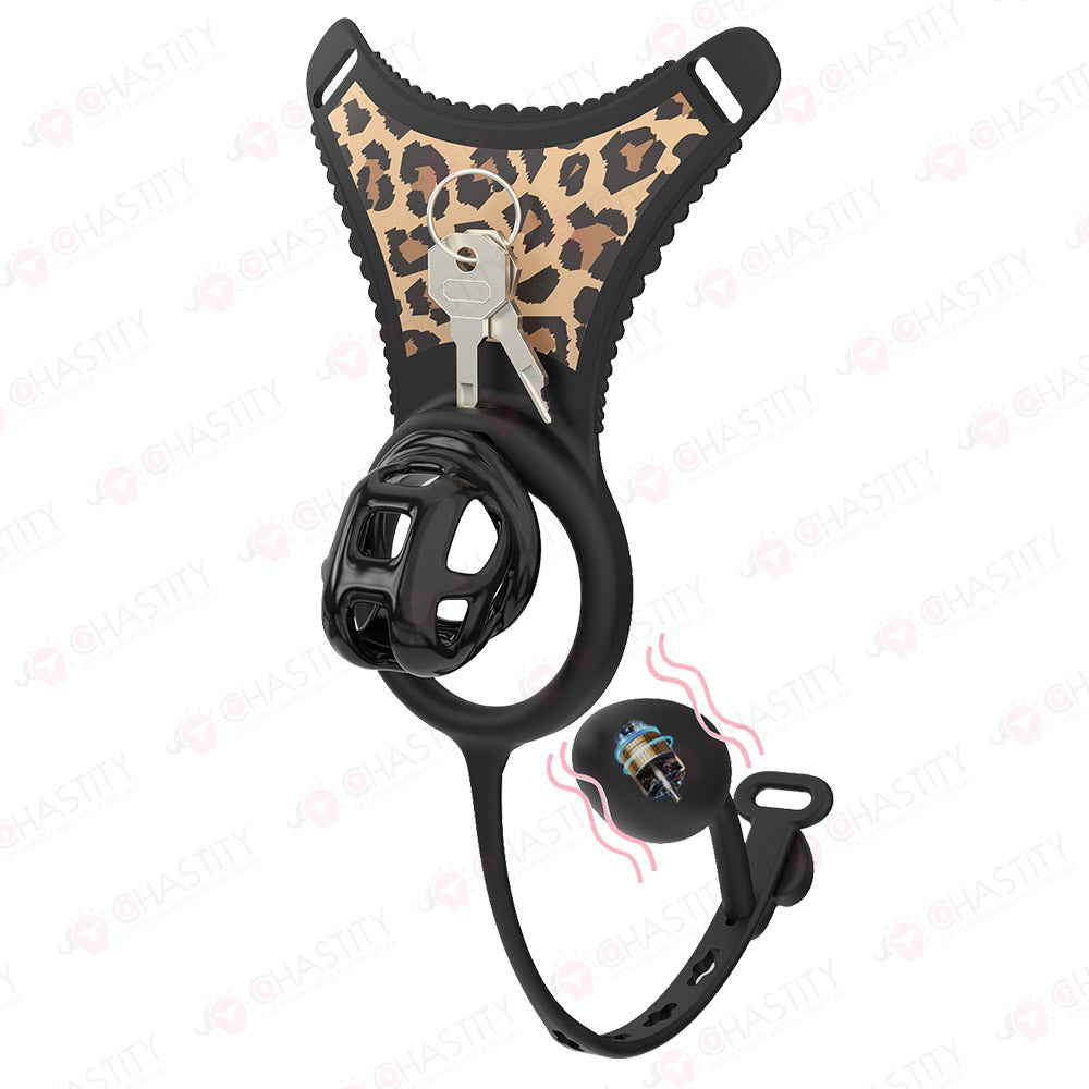 Male Chastity Erotica Thong with Remote-Controlled Anal Plug