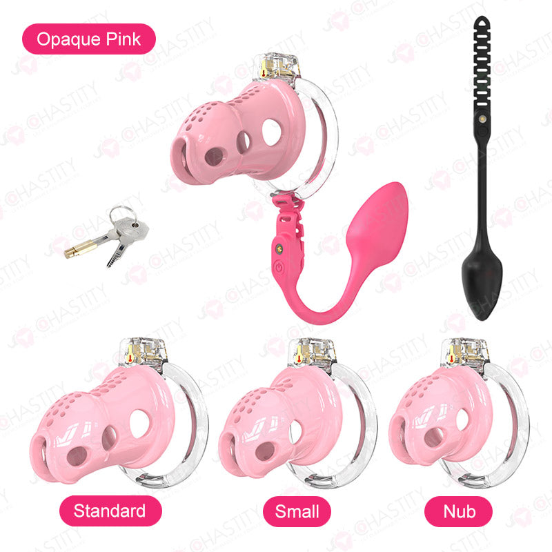 Male Slave In Cage & Remote Controlled Butt Plug MChastity Male Slave In Cage & Remote Controlled Butt Plug MChastity