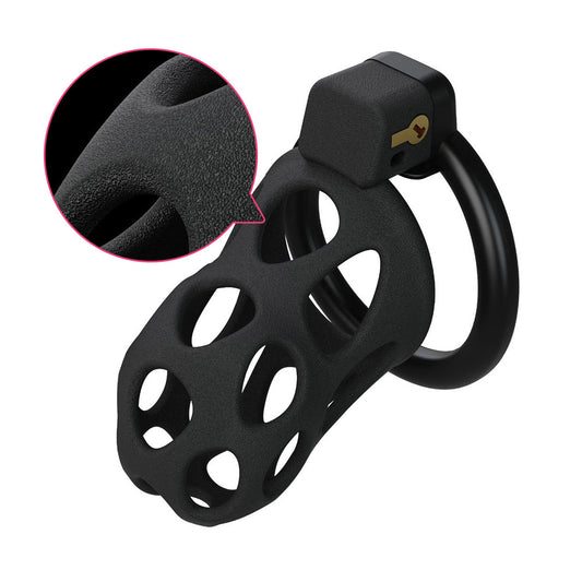 Matte Frosted Solid Chastity Cage