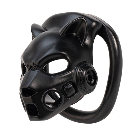 Mecha Shadow Panther Chastity Cage