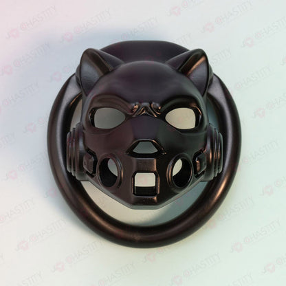 Mecha Shadow Panther Chastity Cage