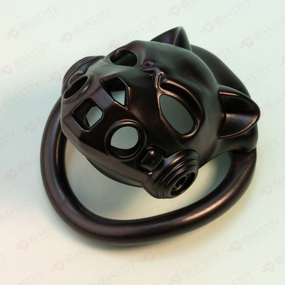 Mecha Shadow Panther Chastity Cage