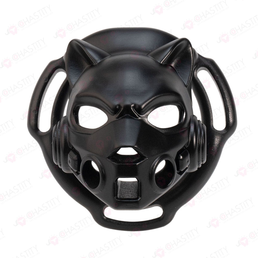Mecha Shadow Panther Chastity Cage
