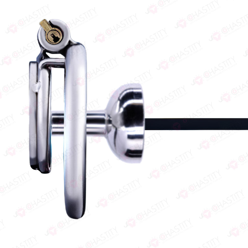 Metal Assembly Infinitely Extendable Chastity Cage (Flat & Inverted)
