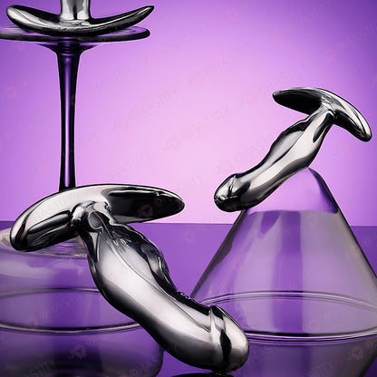 Metal Dildo Butt Plug